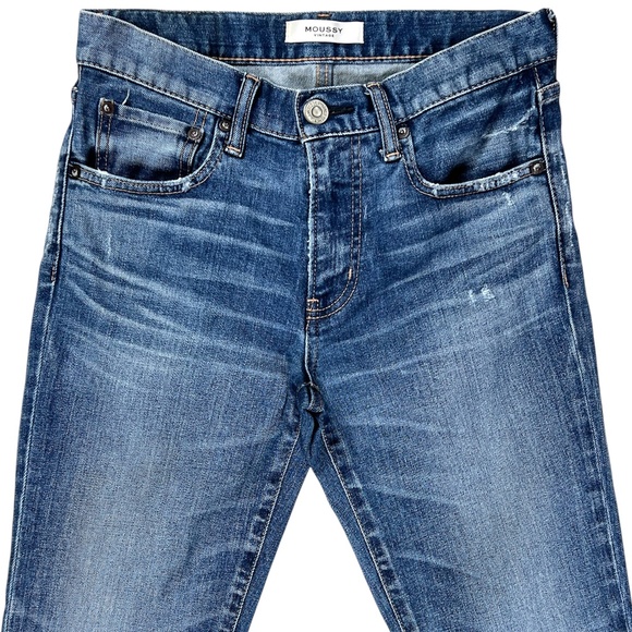 MOUSSY Tyrone Skinny Jeans Blue Size 26 - Picture 7 of 15
